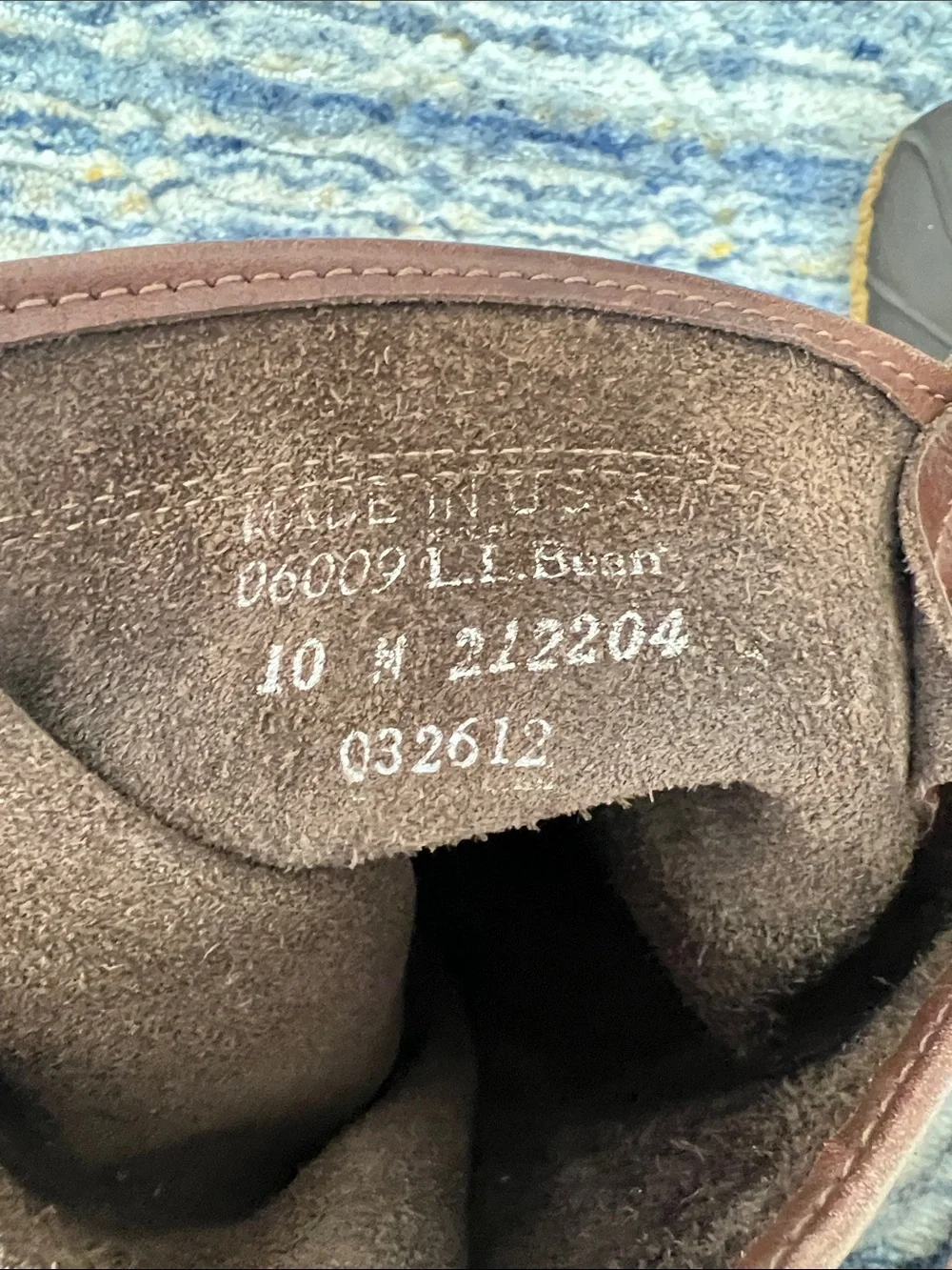 Men's L.L. Bean, Maine hunting shoe Brown Leather Lace-Up Duck Boots size 10